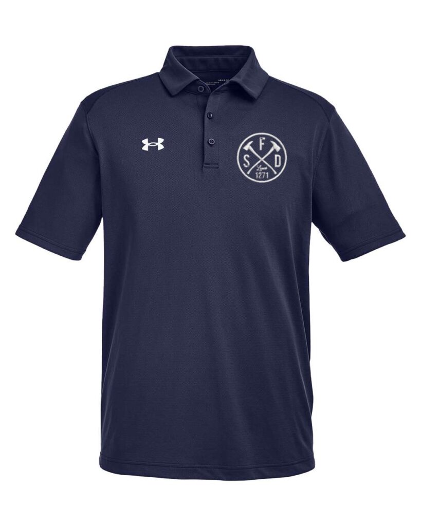Under Armour 1370399 Midnight Navy White Front High